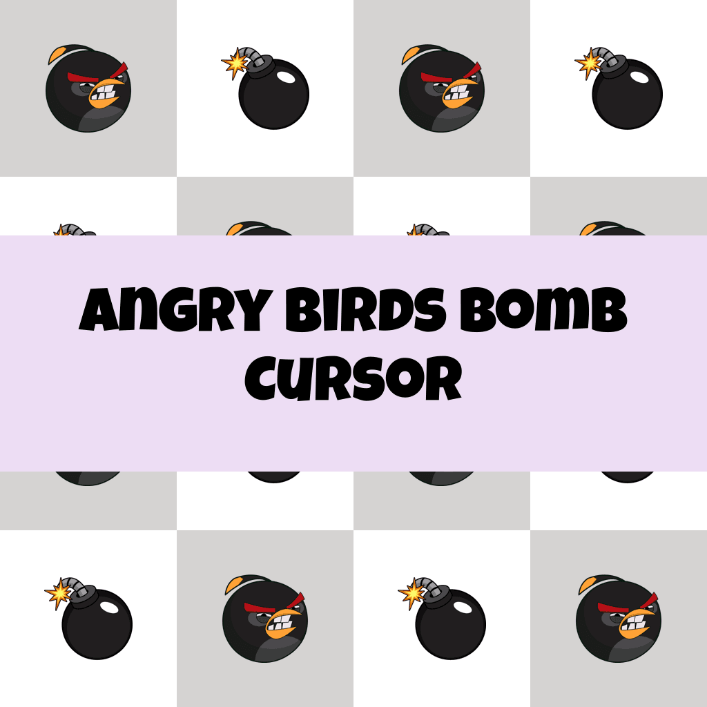 Preview Angry Birds Bomb cursor custom cursor pack